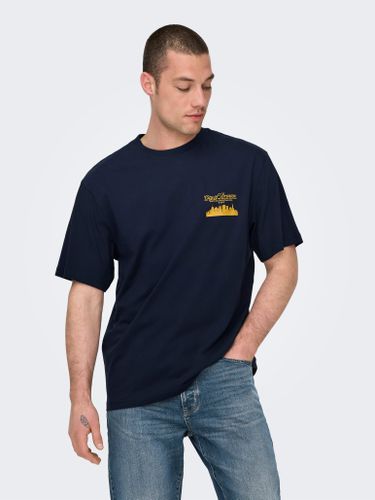 Relaxed Fit Round Neck T-shirt - ONLY & SONS - Modalova