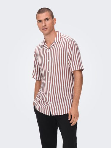 Camisas Corte regular Cuello cubano - ONLY & SONS - Modalova