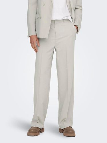 Loose Fit Tailored Trousers - ONLY & SONS - Modalova