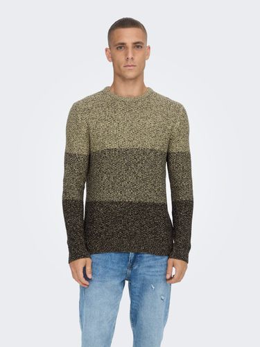 Textured knitted pullover - ONLY & SONS - Modalova