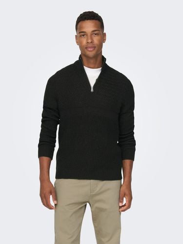 High neck knitted Pullover - ONLY & SONS - Modalova