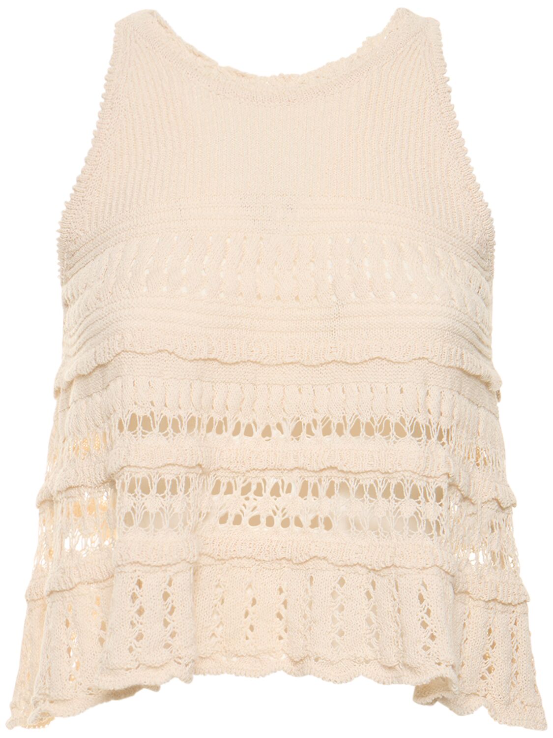 Fico Crochet Cotton Top - MARANT ETOILE - Modalova