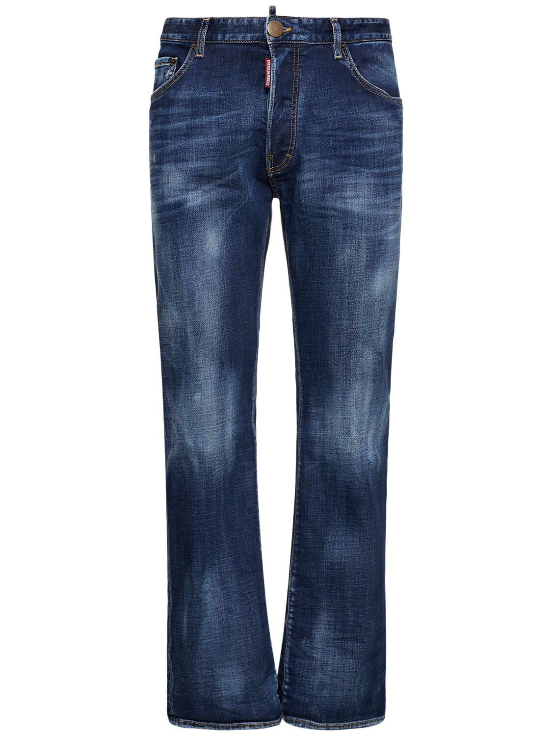 Bootcut Cotton Denim Jeans - DSQUARED2 - Modalova