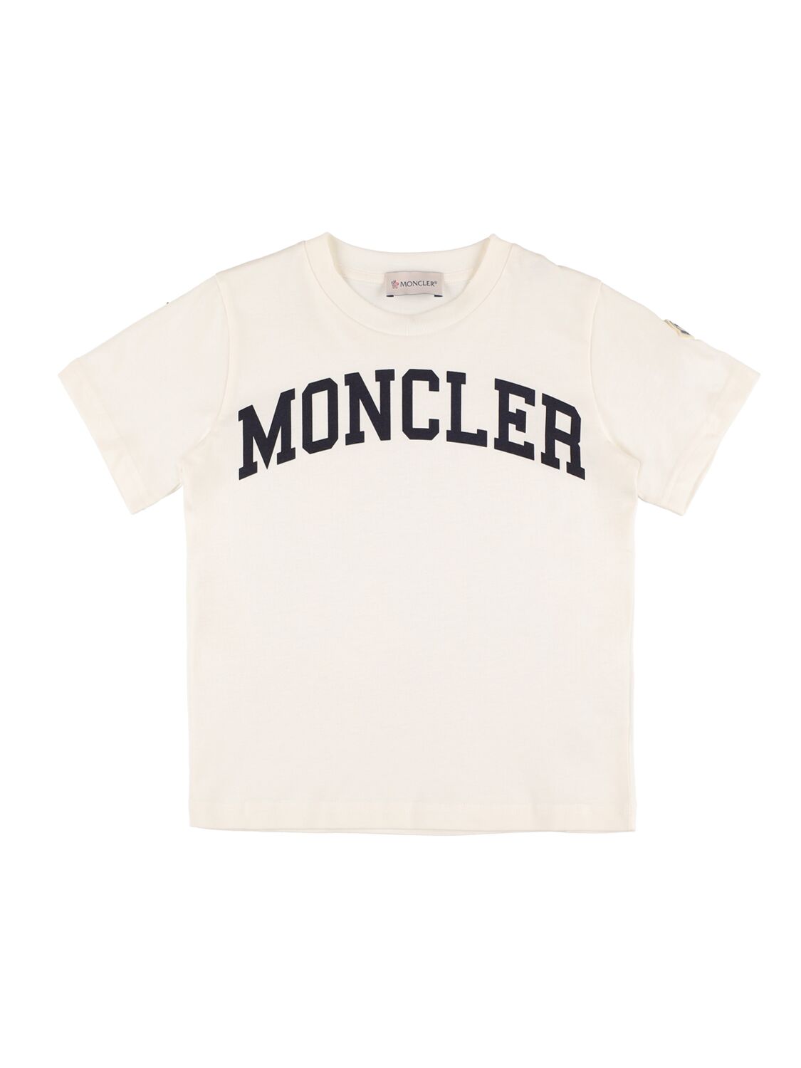 Niña Camiseta De Jersey De Algodón Estampada 6a - MONCLER - Modalova
