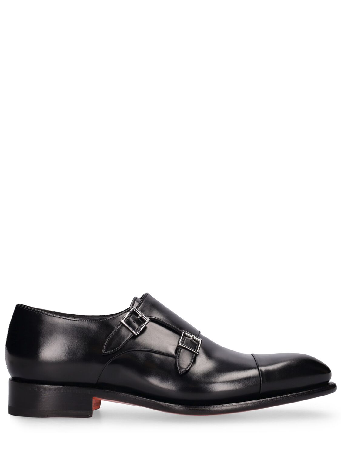 Leather Shoes With Buckles - SANTONI - Modalova