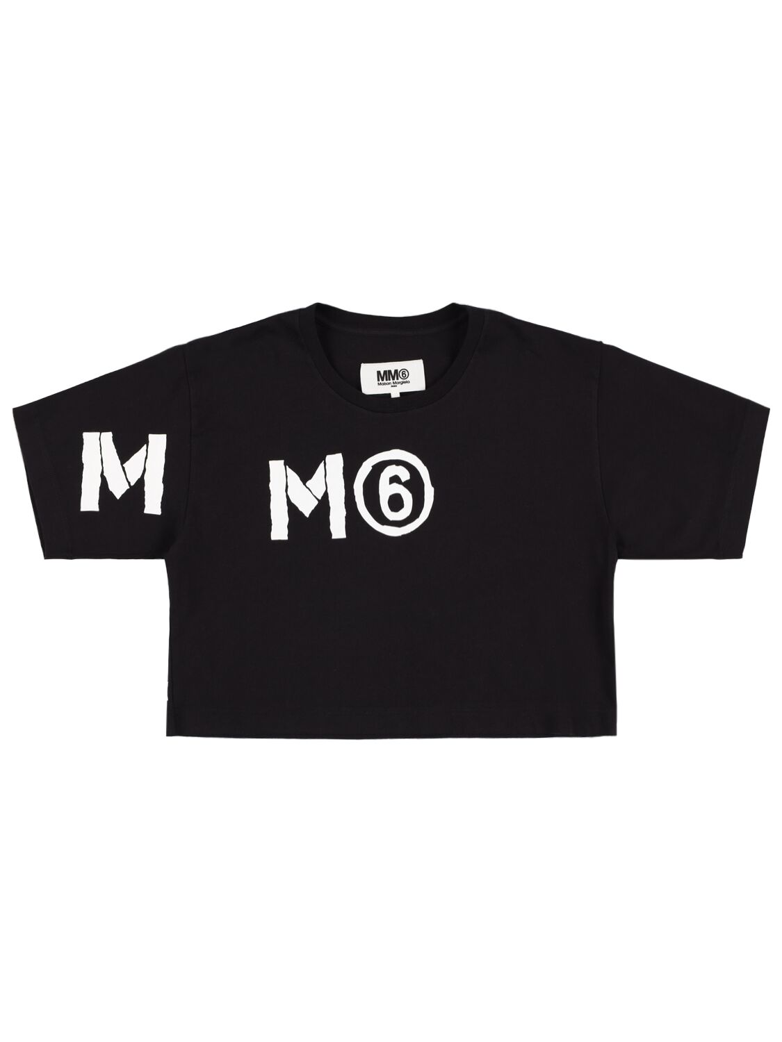 Niña Camiseta De Jersey De Algodón Con Logo 10a - MM6 MAISON MARGIELA - Modalova