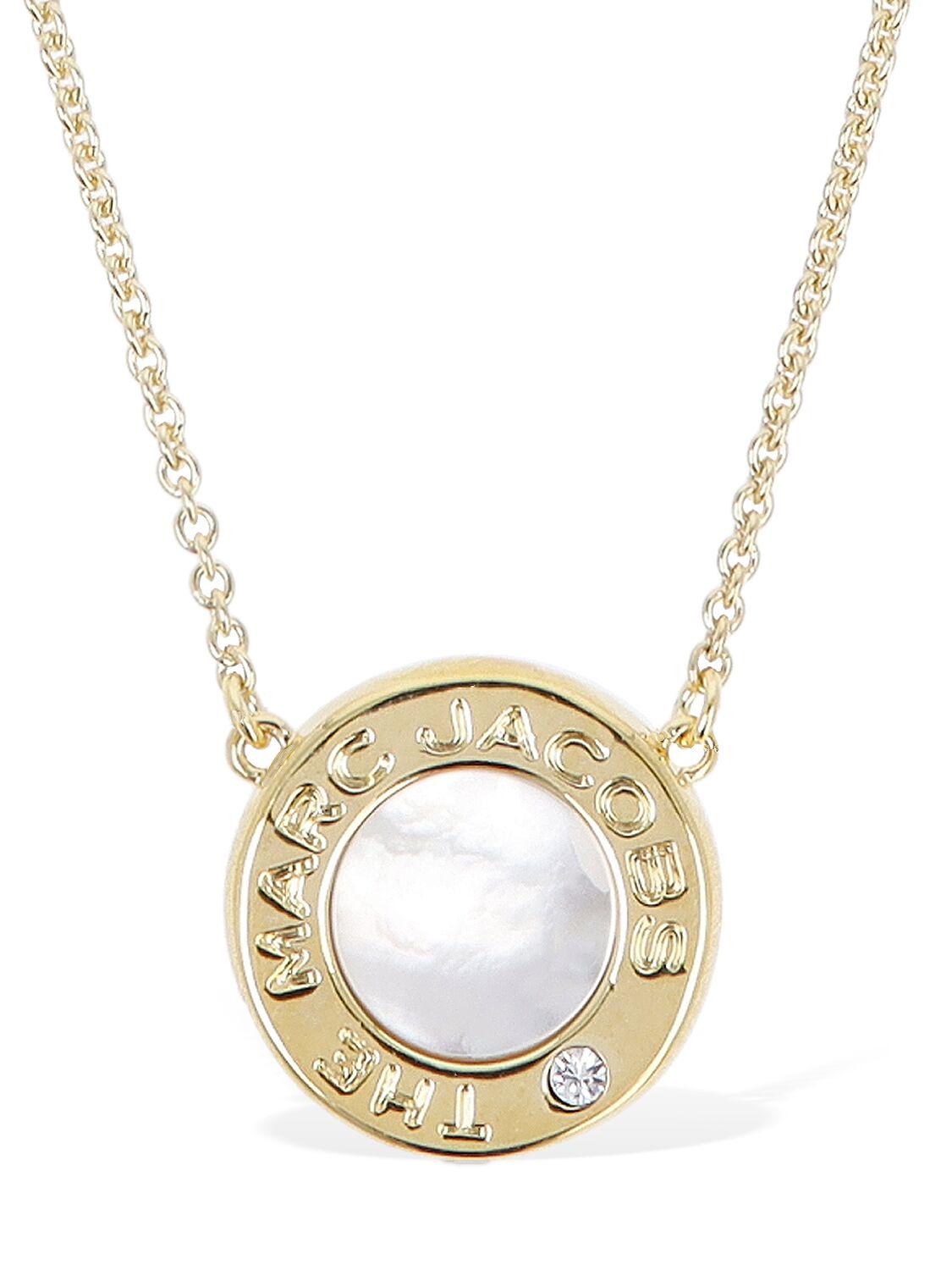 The Medallion Mother Of Pearl Necklace - MARC JACOBS - Modalova