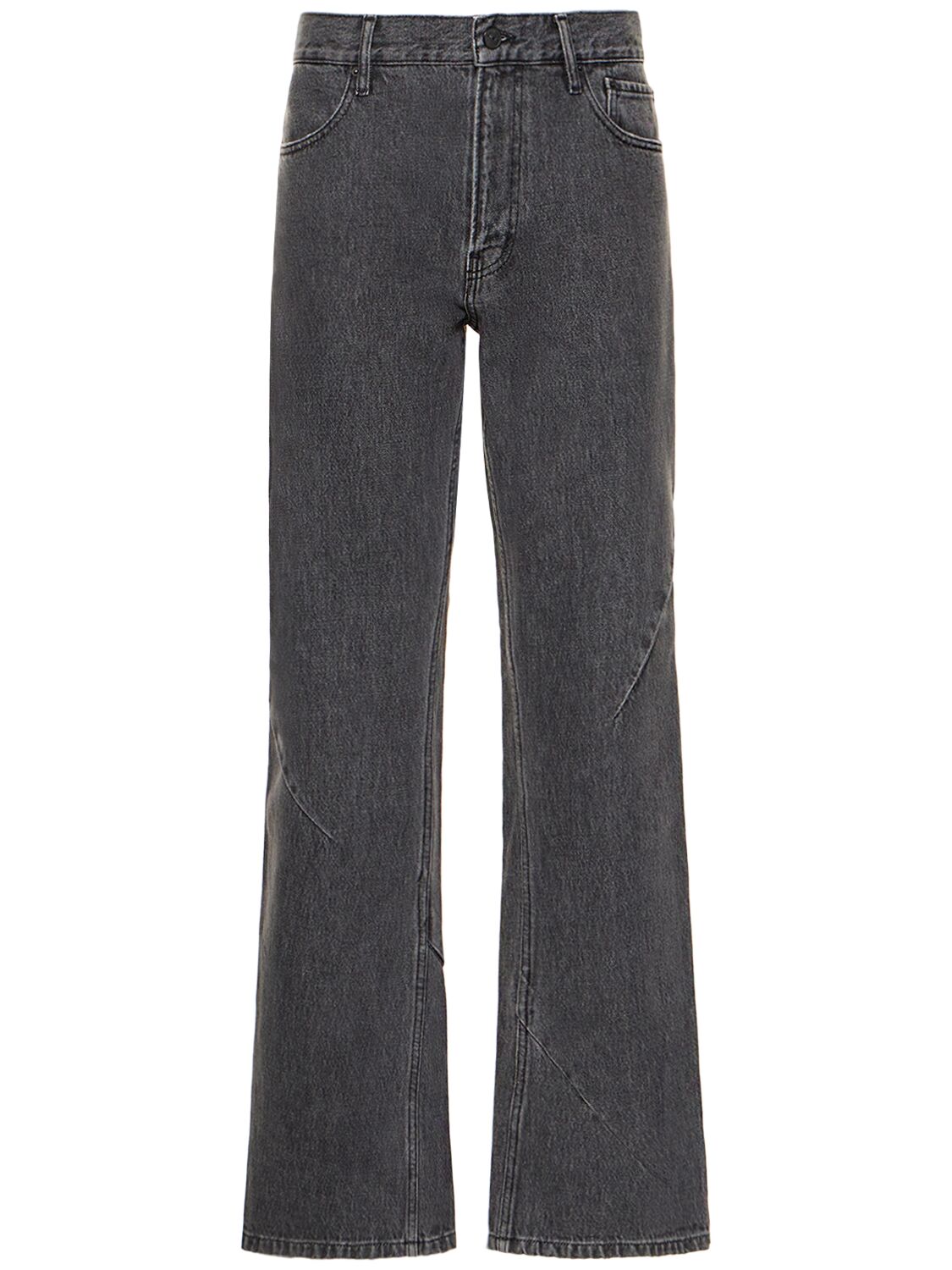 Low Waist Cotton Denim Straight Jeans - GAUCHERE - Modalova