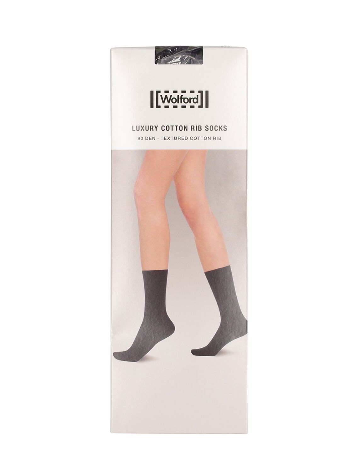 Gerippte Socken Aus Baumwolle „luxury“ - WOLFORD - Modalova