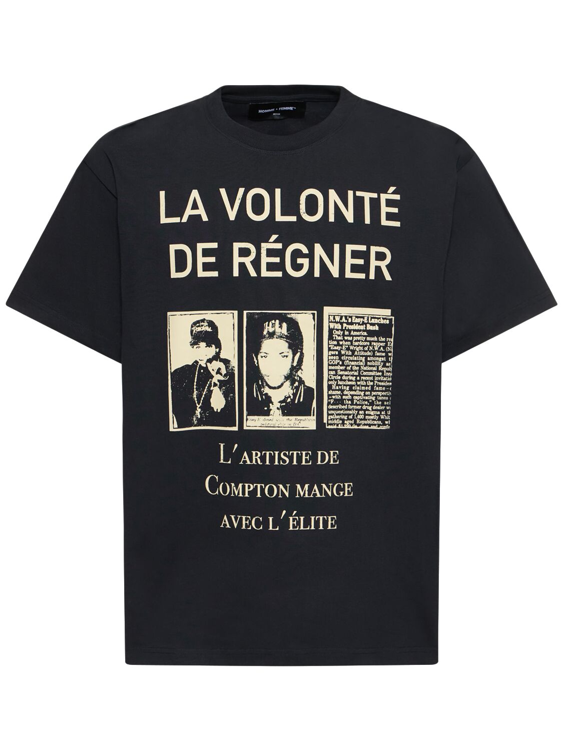 Hombre Camiseta De Jersey De Algodón / M - HOMME + FEMME LA - Modalova