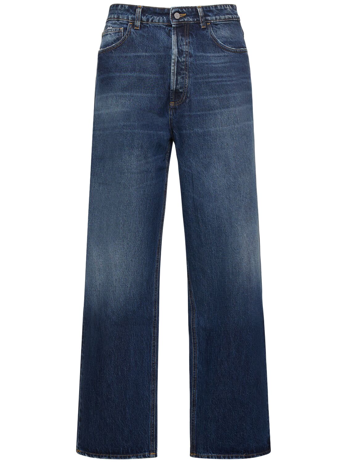 Jeans Larghi In Denim Di Cotone Vintage Wash - A-COLD-WALL* - Modalova