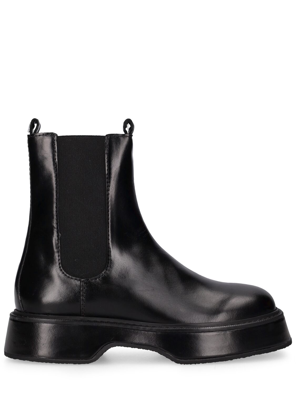 Mm Leather Ankle Boots - AMI PARIS - Modalova