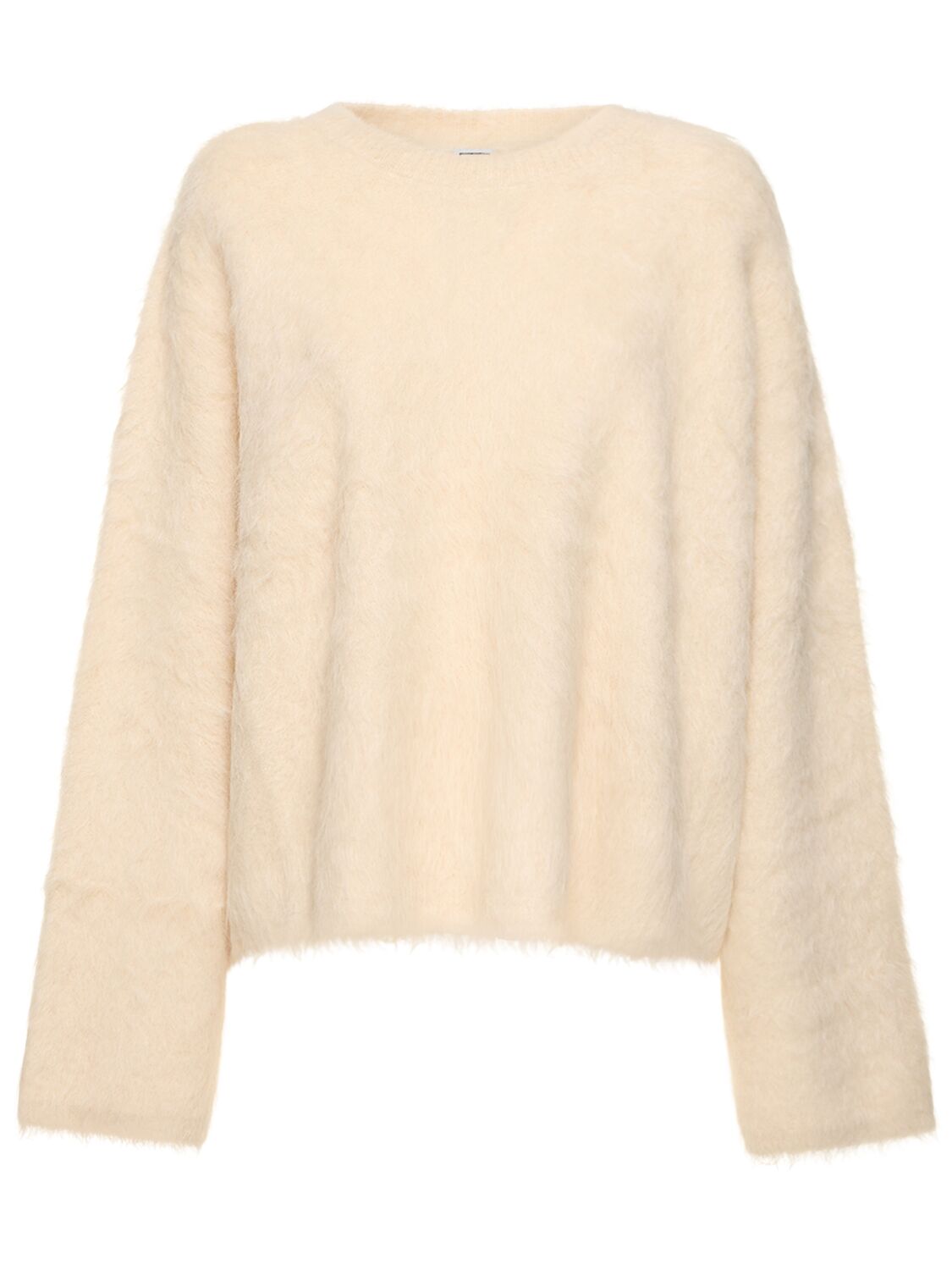 Boxy Alpaca Knit Sweater - TOTEME - Modalova
