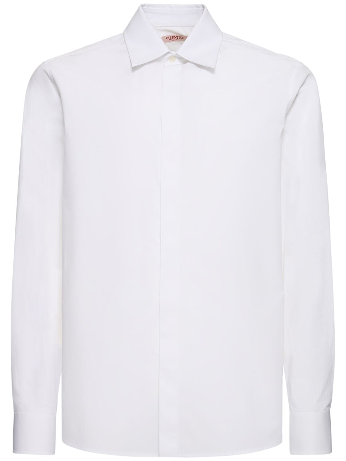 Long Sleeved Cotton Shirt - VALENTINO - Modalova
