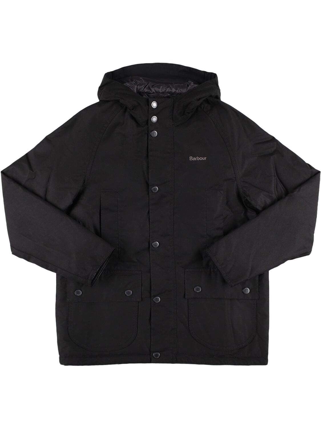 Beaufort Waxed Cotton Hooded Jacket - BARBOUR - Modalova
