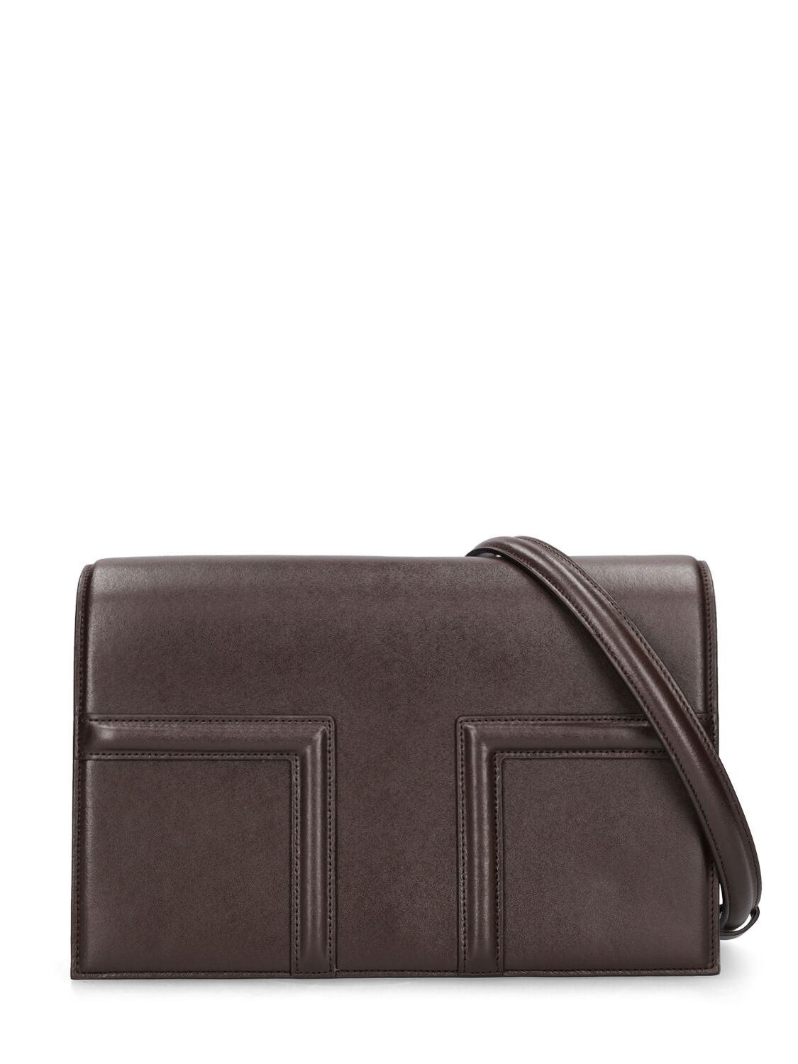 T-flap Leather Shoulder Bag - TOTEME - Modalova