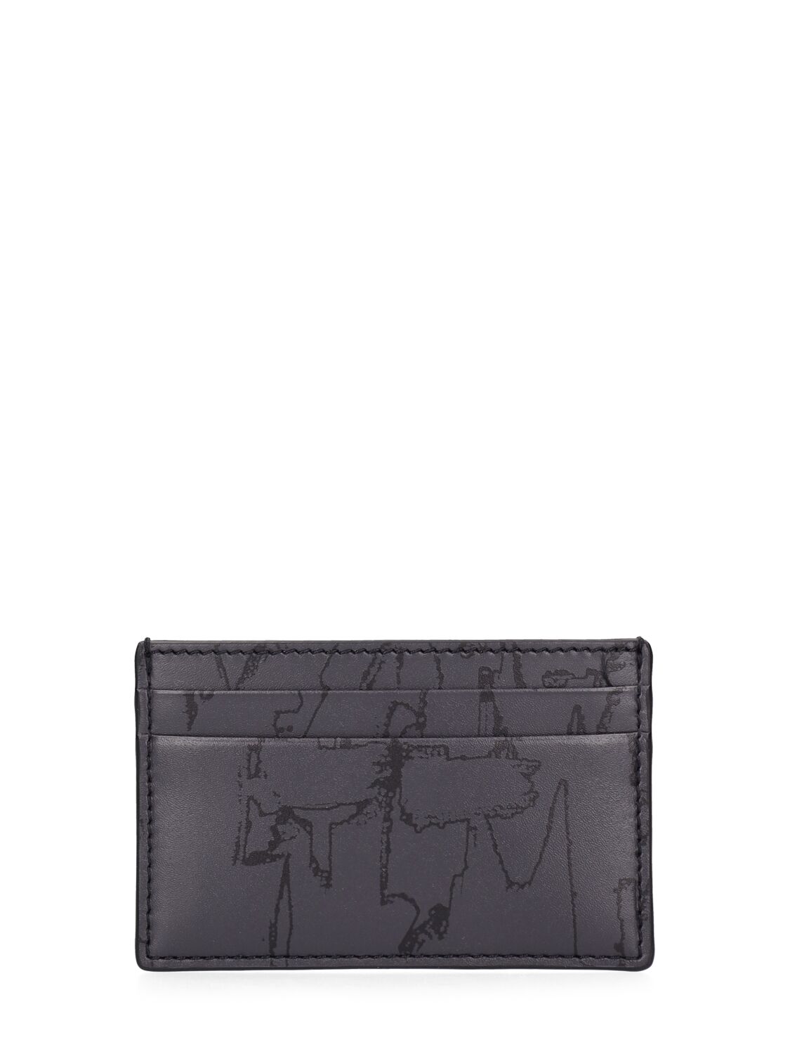 All Over Logo Leather Card Case - ALEXANDER MCQUEEN - Modalova