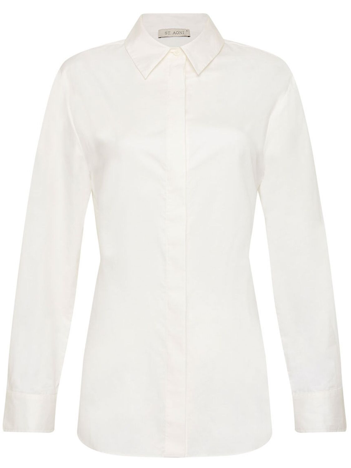 Open Back Long Sleeve Cotton Shirt - ST.AGNI - Modalova