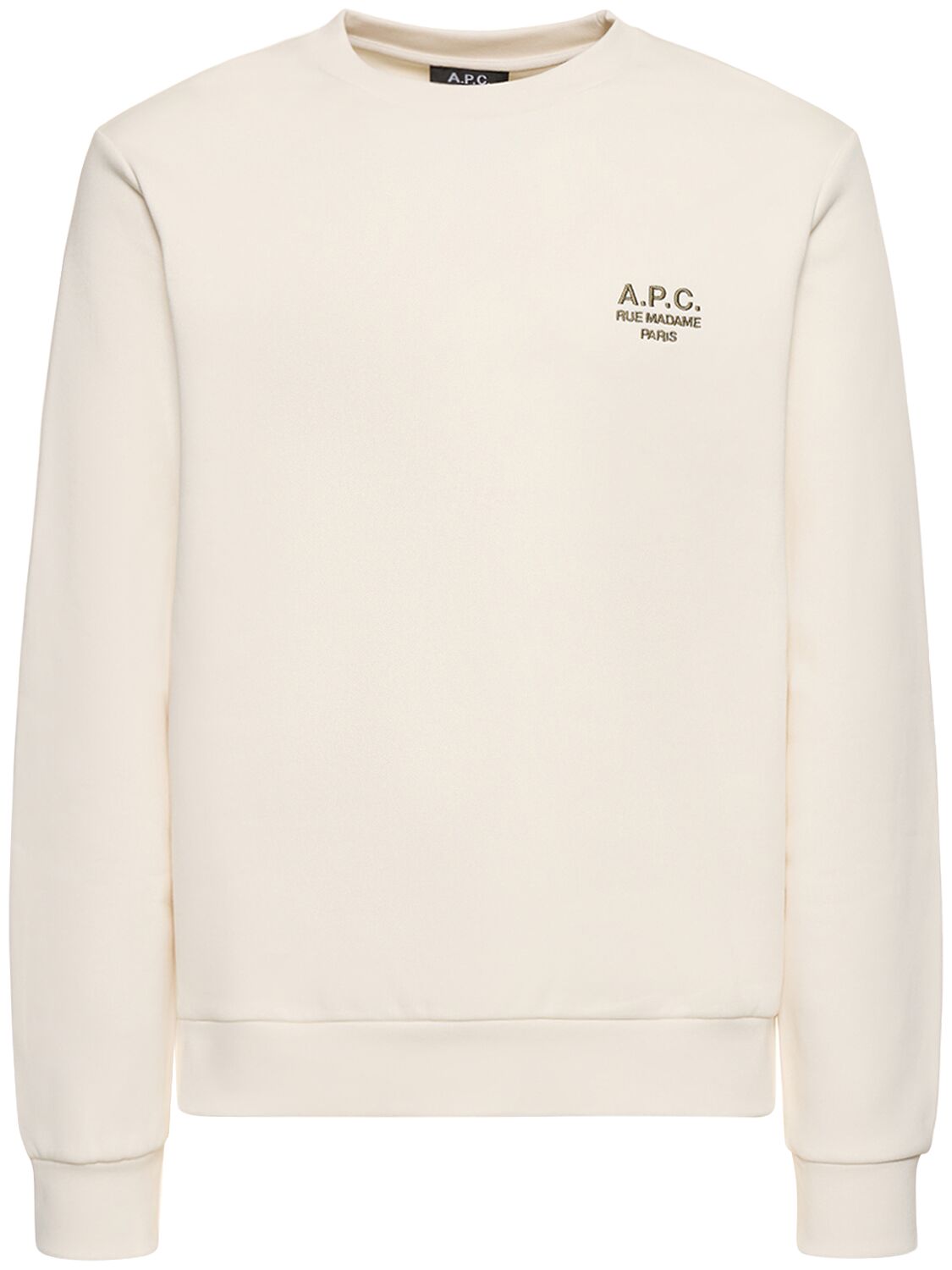 Logo Organic Cotton Sweatshirt - A.P.C. - Modalova