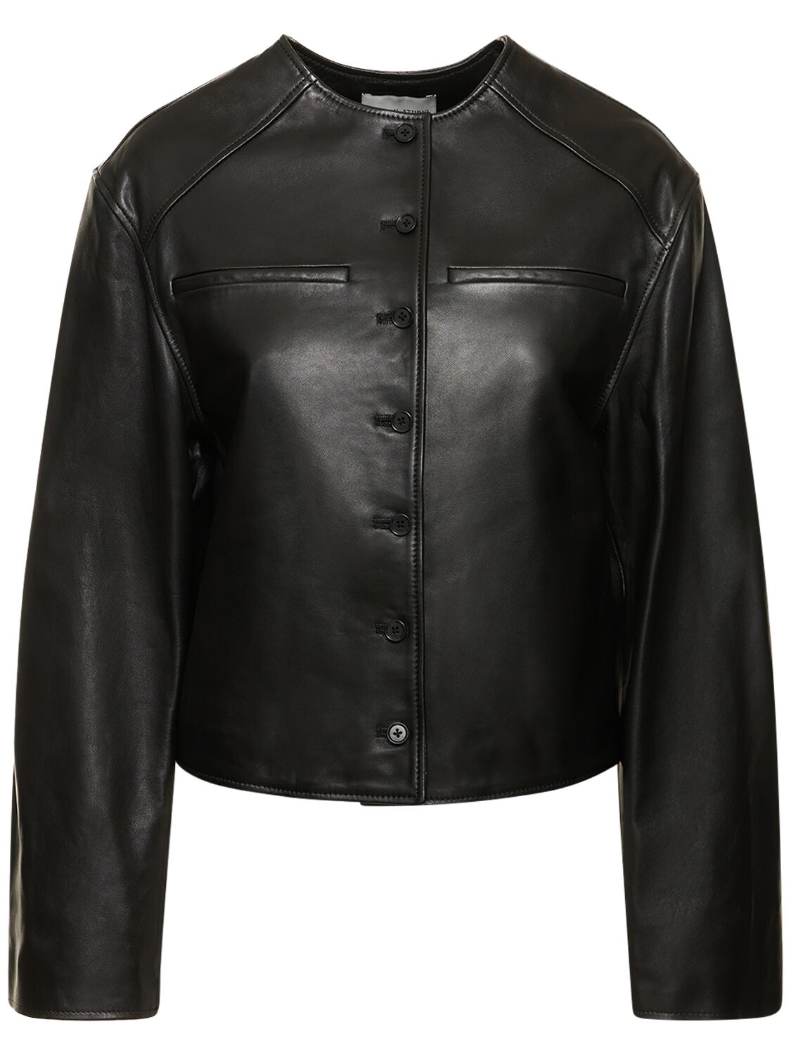 Brize Leather Jacket - LOULOU STUDIO - Modalova