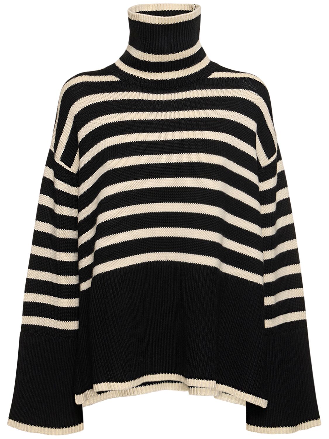 Signature Wool Blend Turtleneck Sweater - TOTEME - Modalova