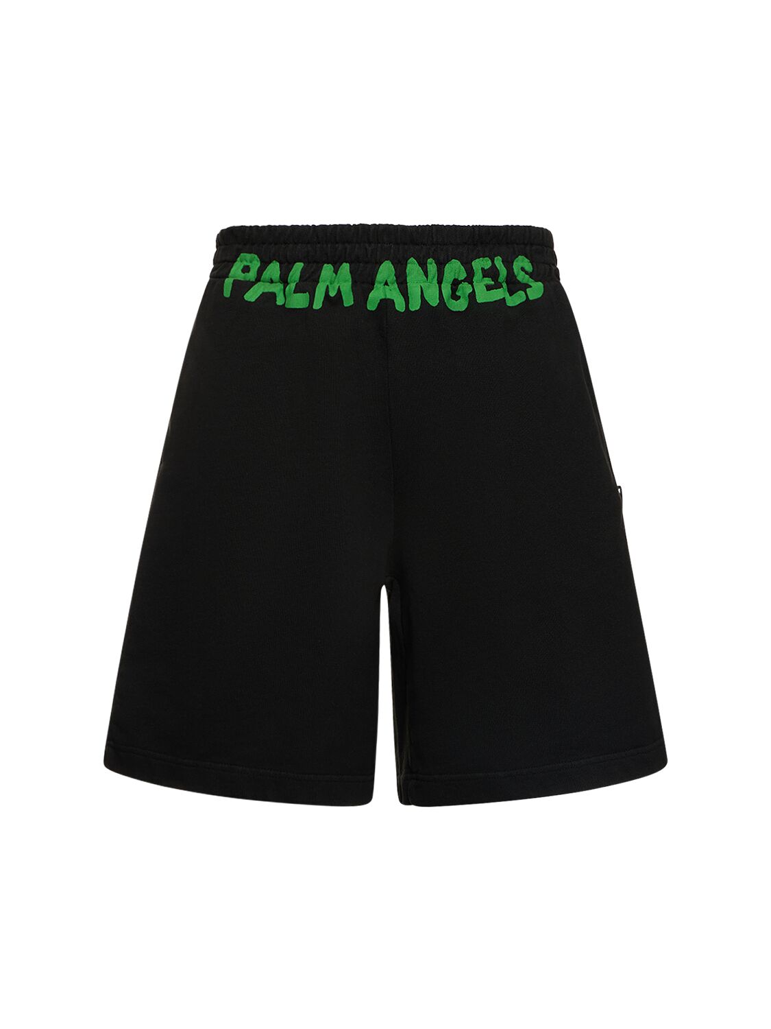 Seasonal Logo Cotton Sweatpants - PALM ANGELS - Modalova