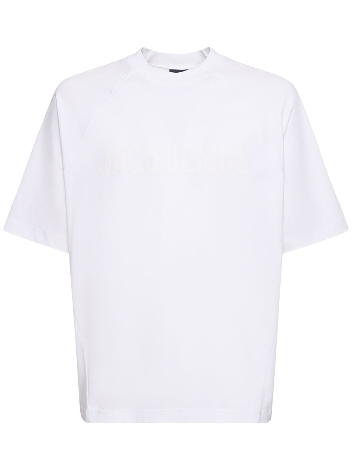 T-shirt Le Tshirt Typo In Cotone - JACQUEMUS - Modalova