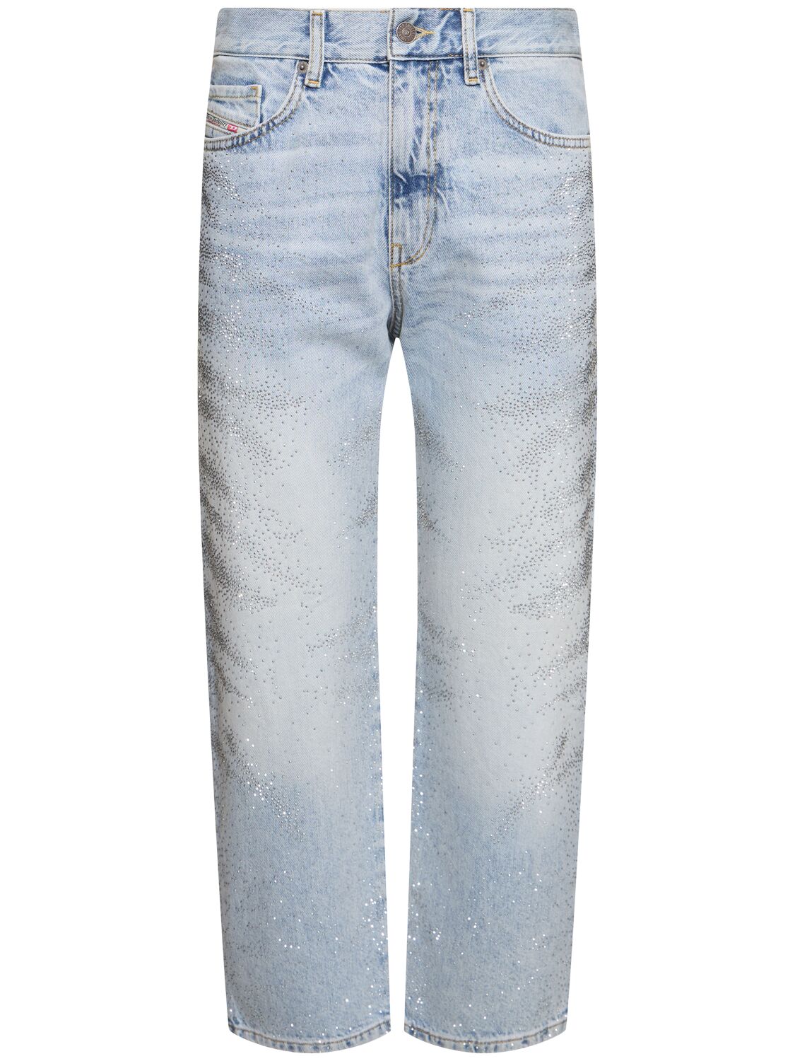 D-air Embellished Straight Jeans - DIESEL - Modalova