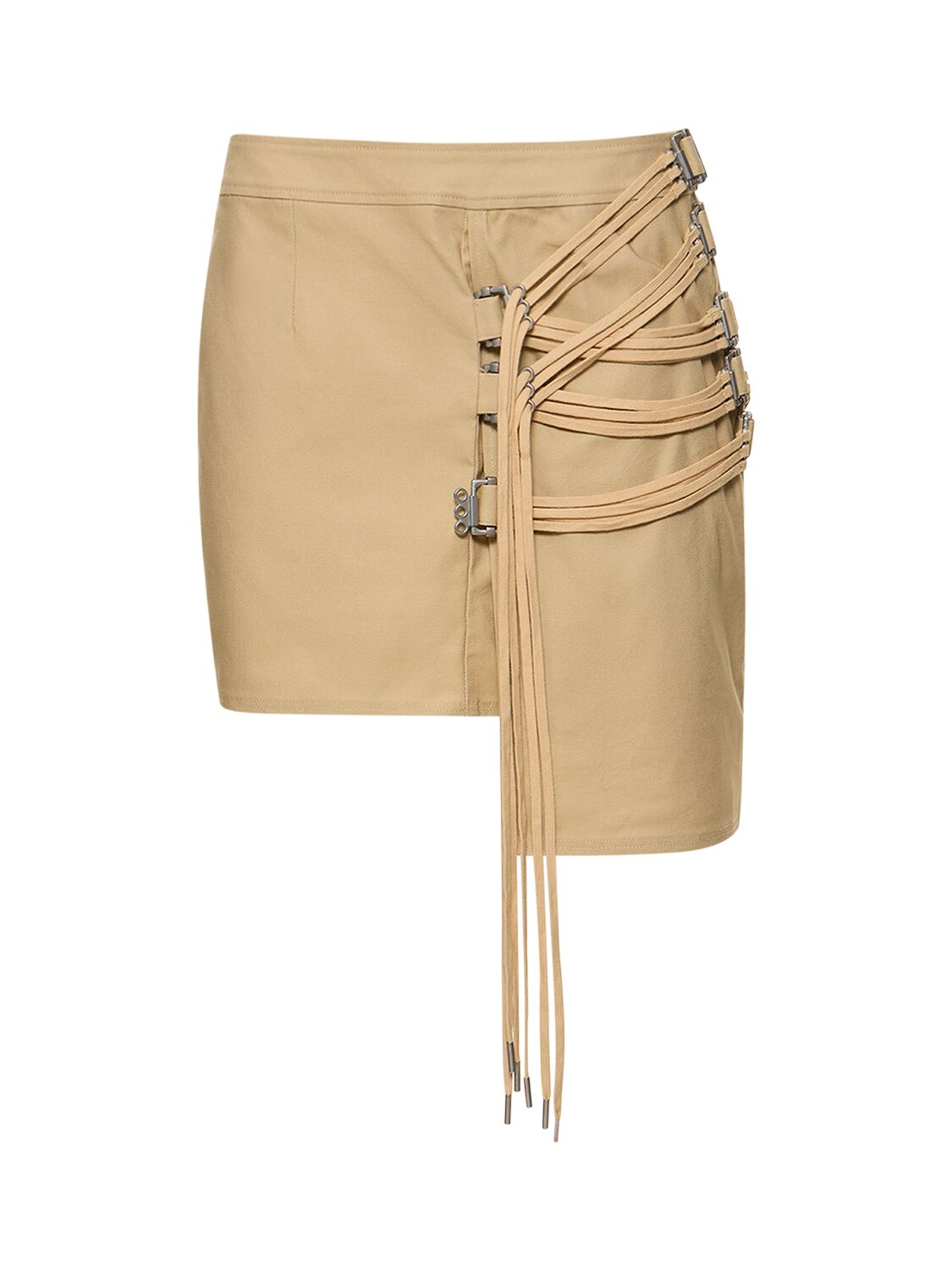 Mujer Minifalda De Algodón Con Cordones 32 - CANNARI CONCEPT - Modalova