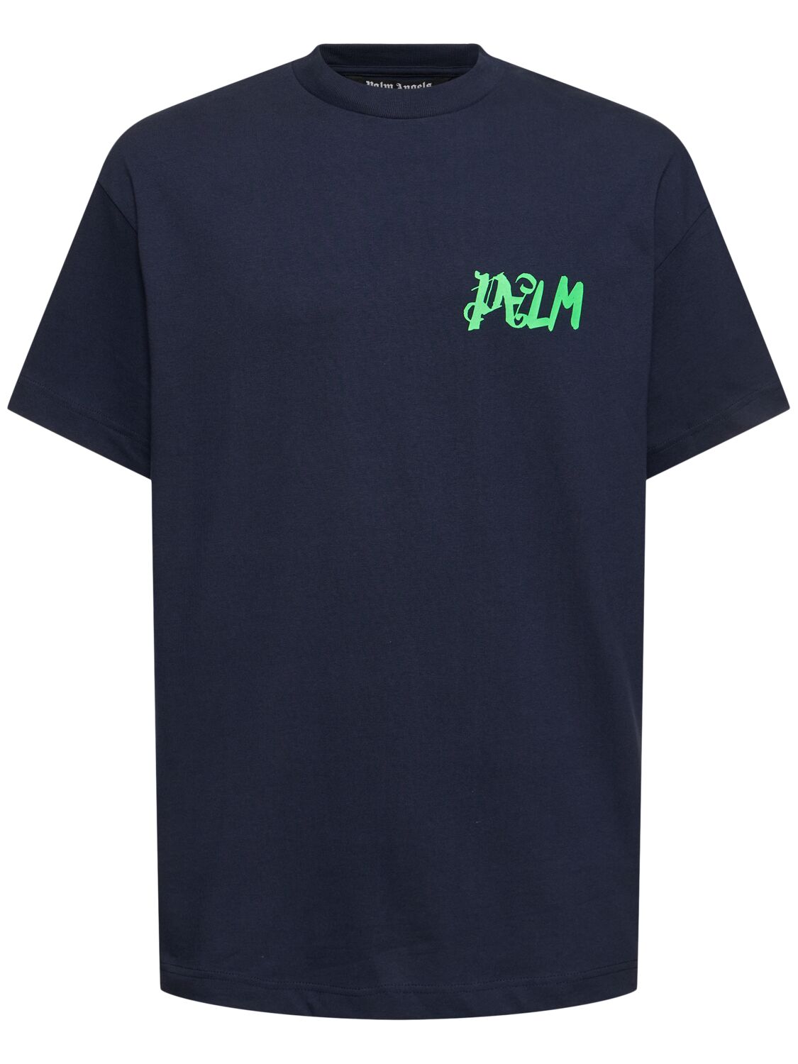 Hombre Camiseta De Algodón Estampado Xxs - PALM ANGELS - Modalova