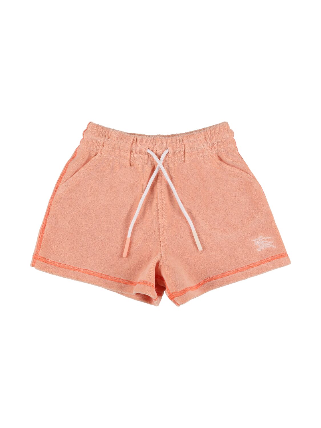 Shorts In Felpa Di Misto Cotone / Logo - BURBERRY - Modalova