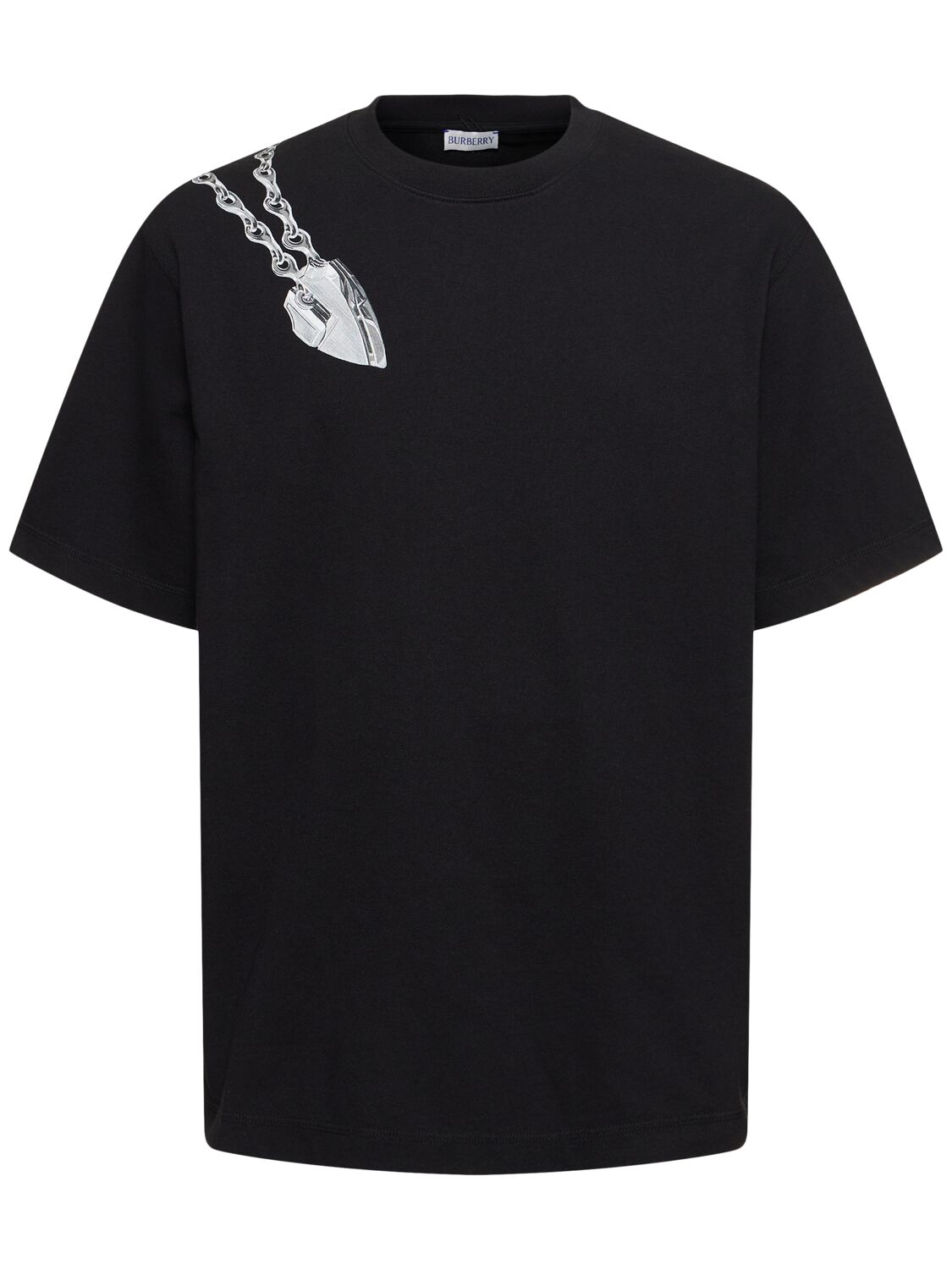Hombre Camiseta De Algodón Estampada S - BURBERRY - Modalova