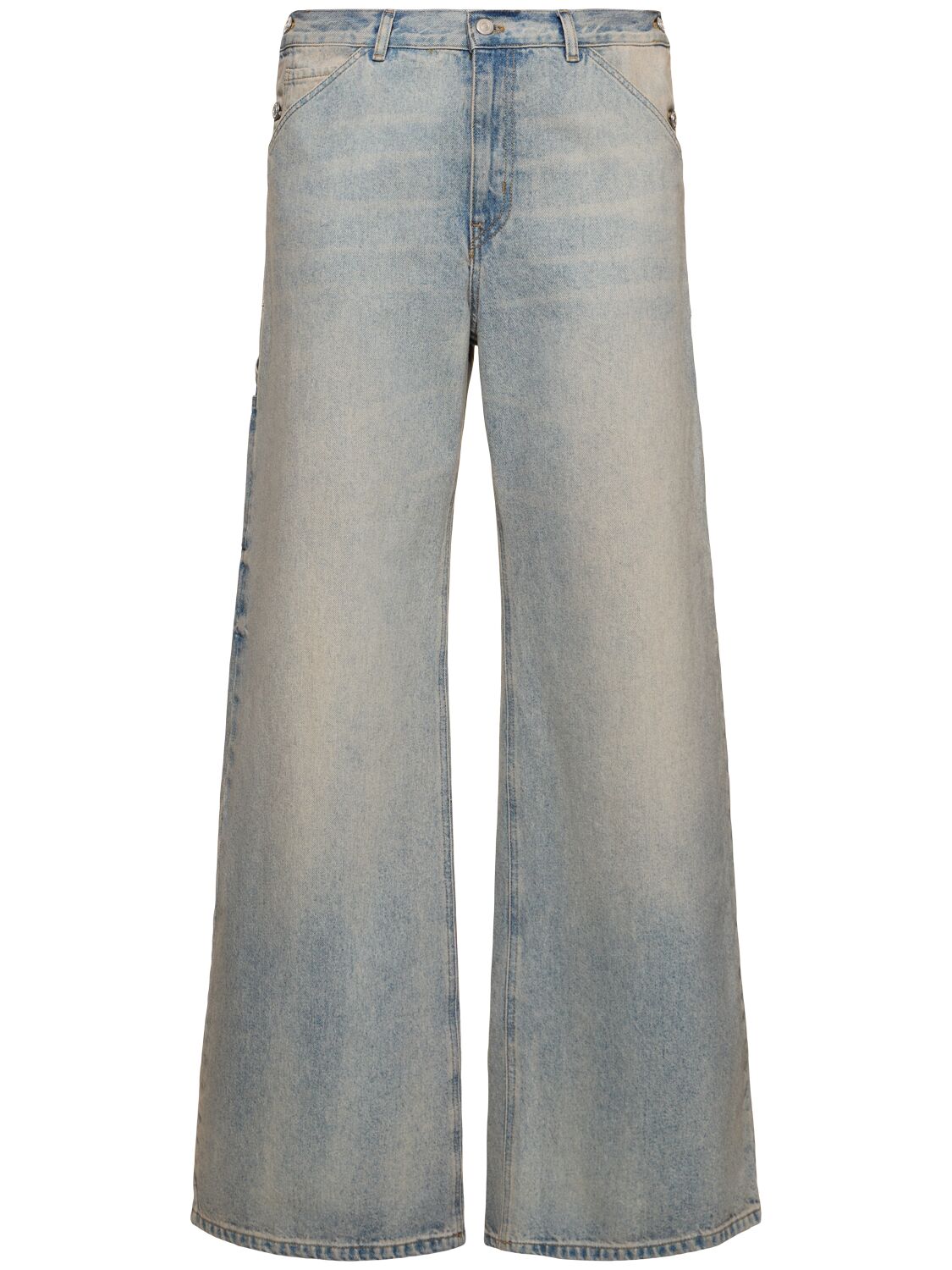 Wide Cotton Denim Jeans - COURREGES - Modalova