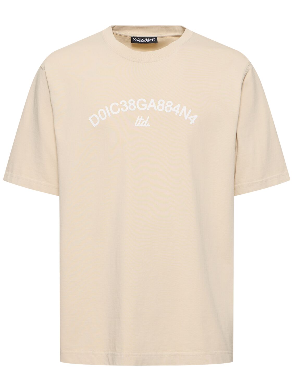 T-shirt Girocollo In Jersey - DOLCE & GABBANA - Modalova