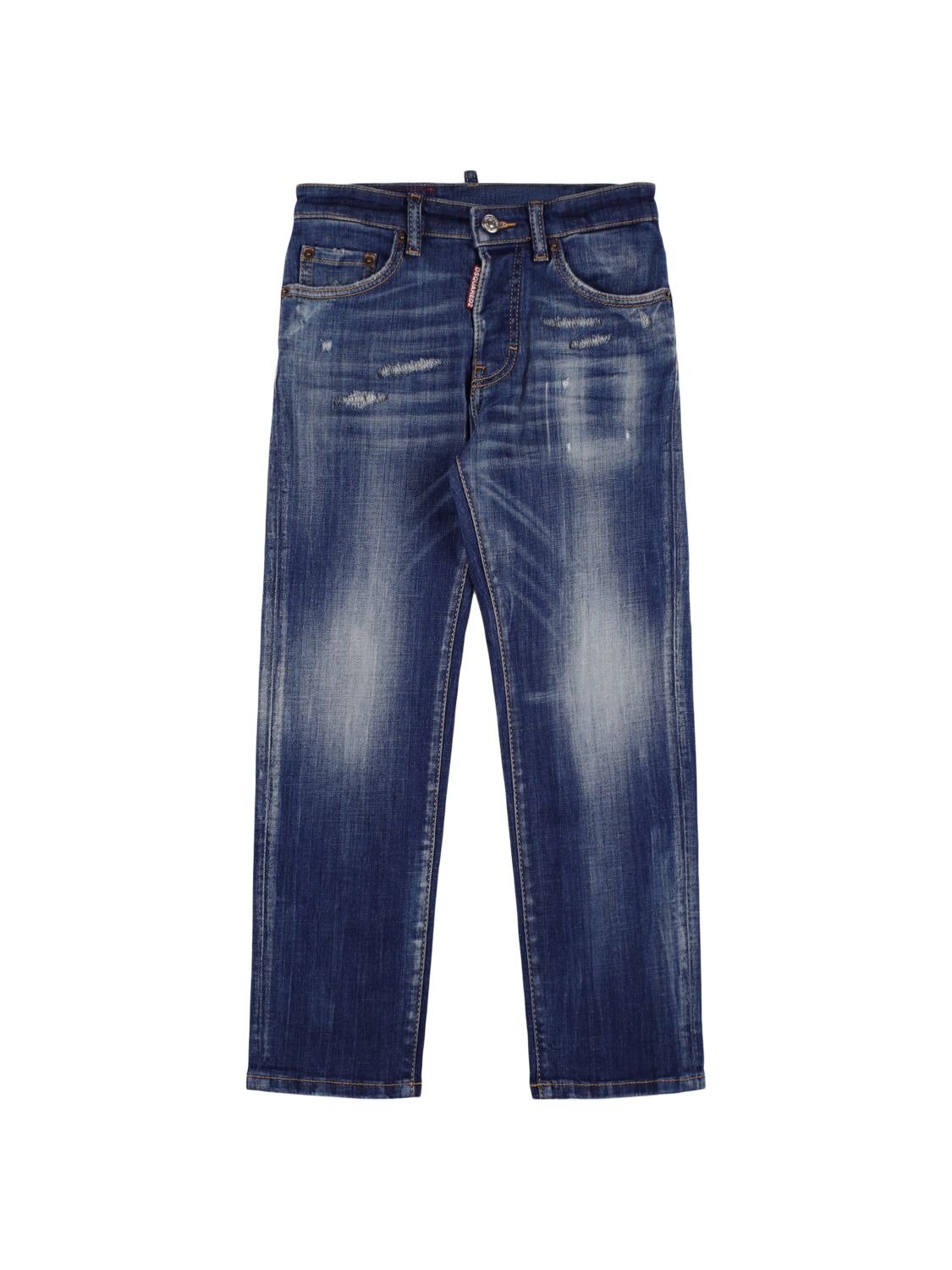 Niña Jeans De Algodón Stretch 8a - DSQUARED2 - Modalova