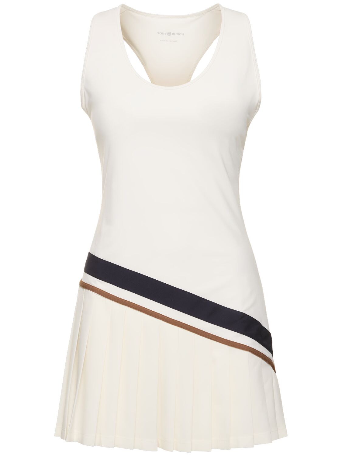 Chevron Tech Tennis Mini Dress - TORY SPORT - Modalova