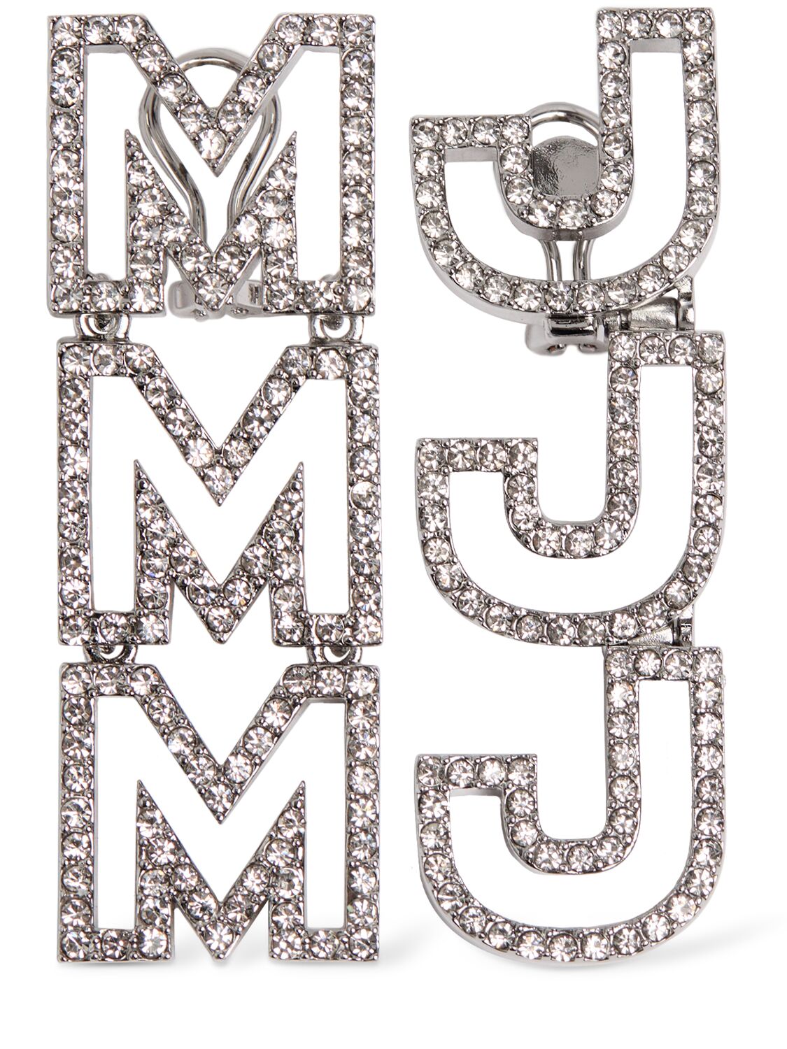 Monogram Crystal Drop Earrings - MARC JACOBS - Modalova