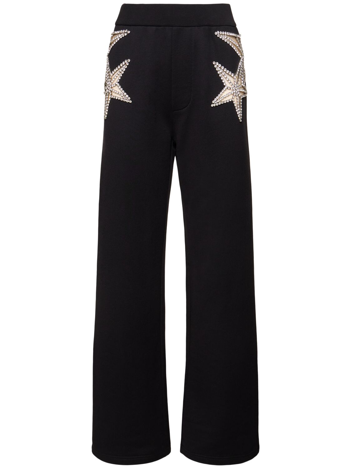 Embroidered Stars Straight Pants - DSQUARED2 - Modalova