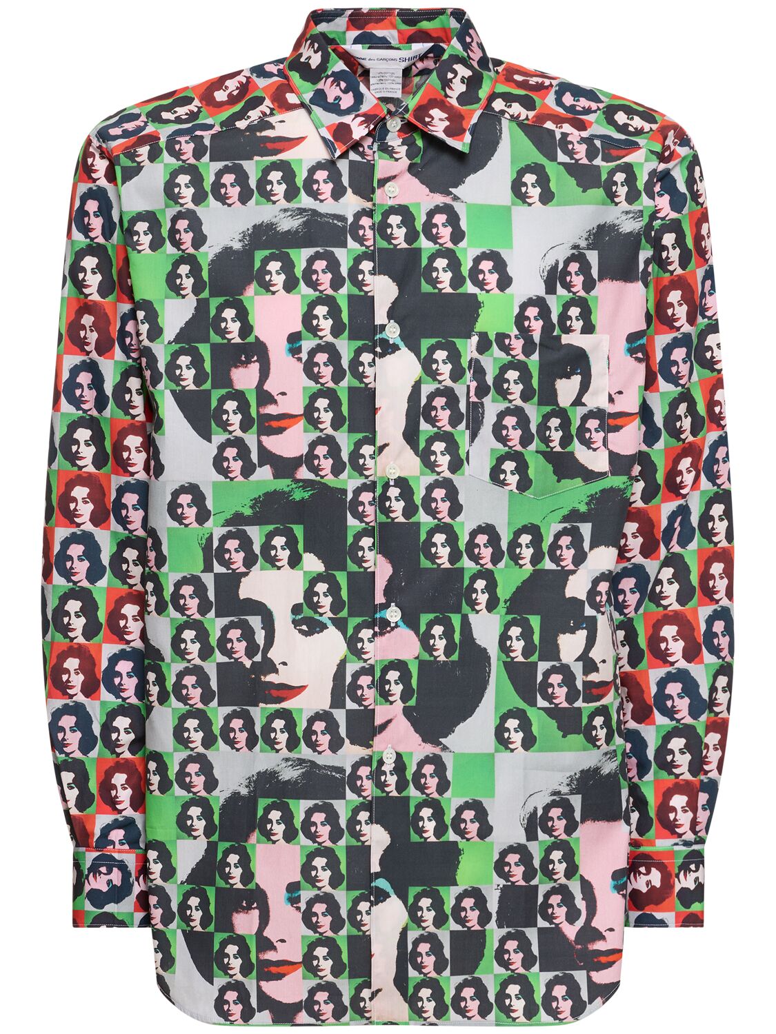 Andy Warhol Cotton Poplin Shirt - COMME DES GARÇONS SHIRT - Modalova