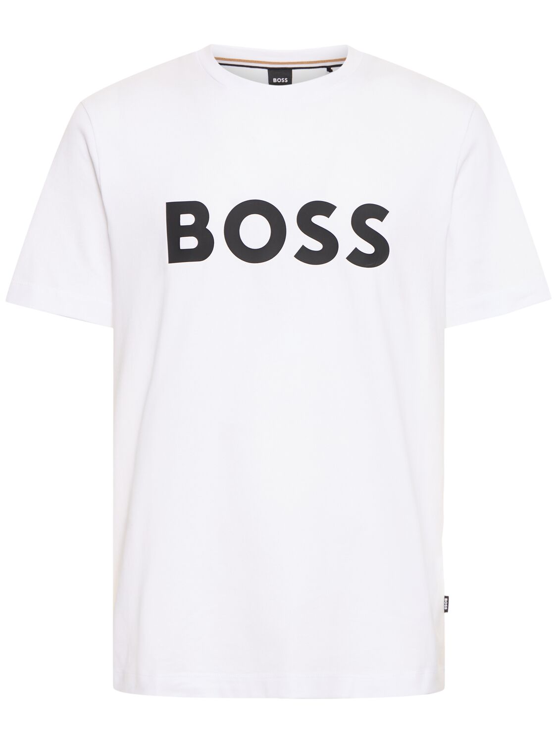 T-shirt Aus Baumwolle Mit Logo „tiburt 354“ - BOSS - Modalova