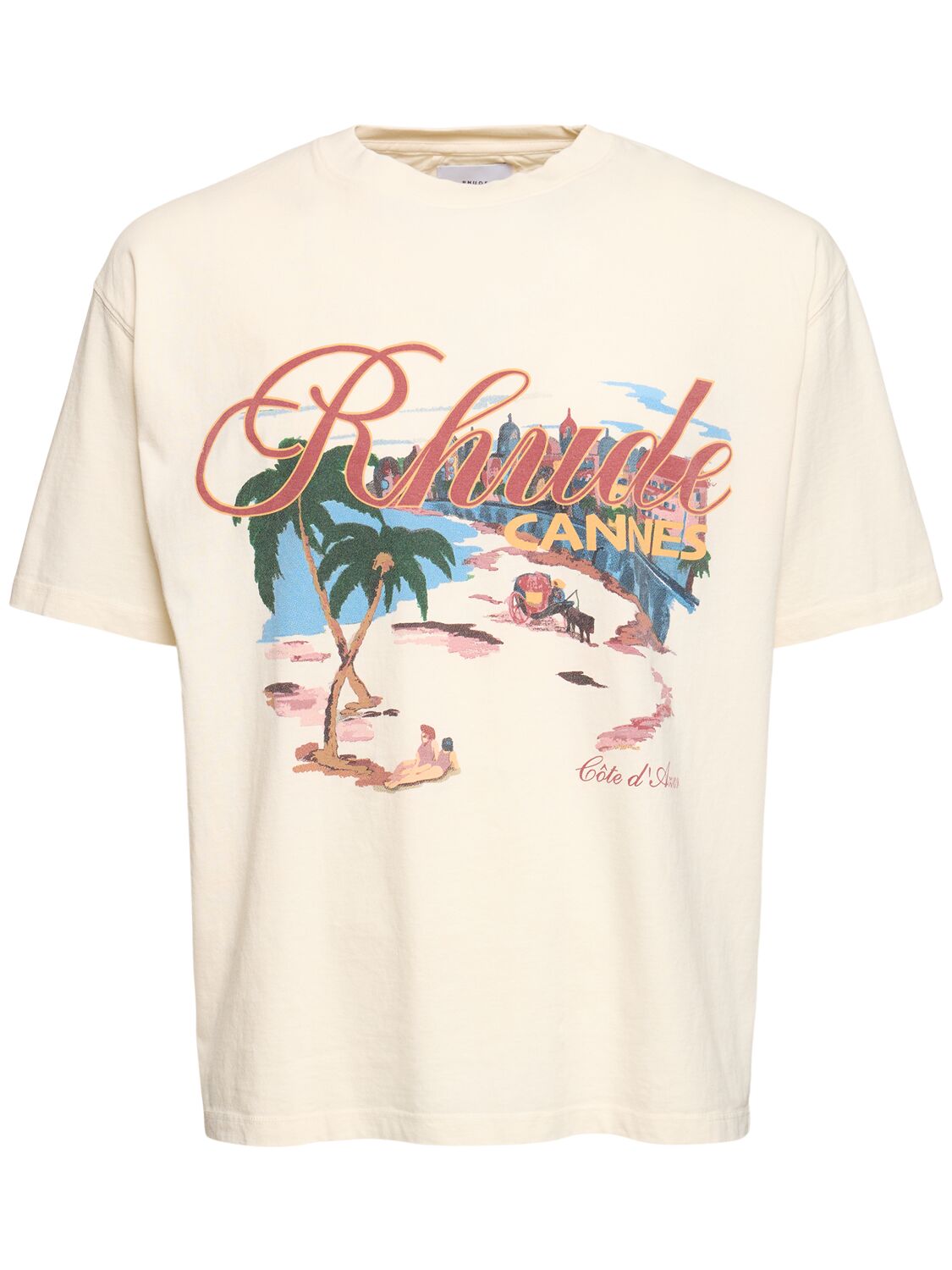 Hombre Camiseta Cannes Beach S - RHUDE - Modalova