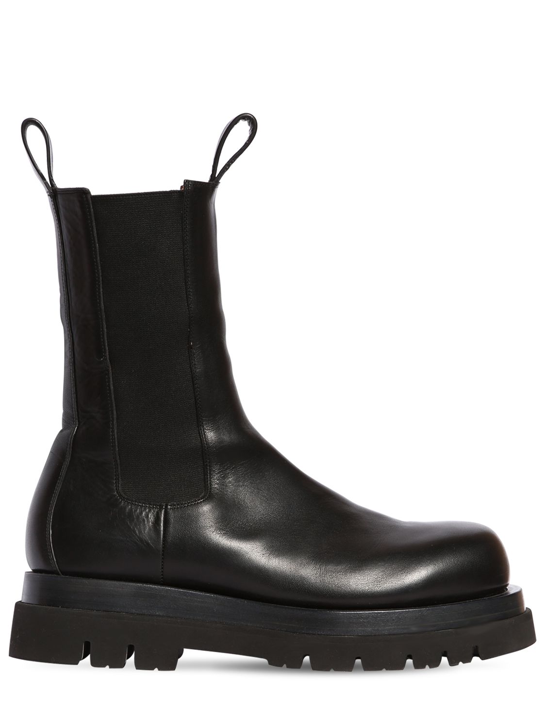 Lug High Leather Chelsea Boots - BOTTEGA VENETA - Modalova