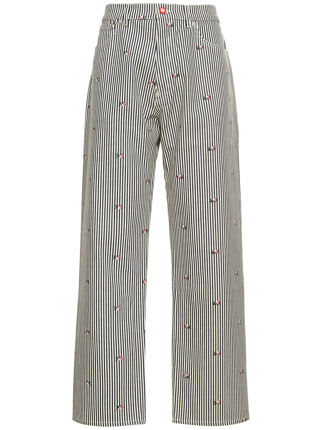 Jeans Aus Baumwolldenim Mit Streifen - KENZO PARIS - Modalova