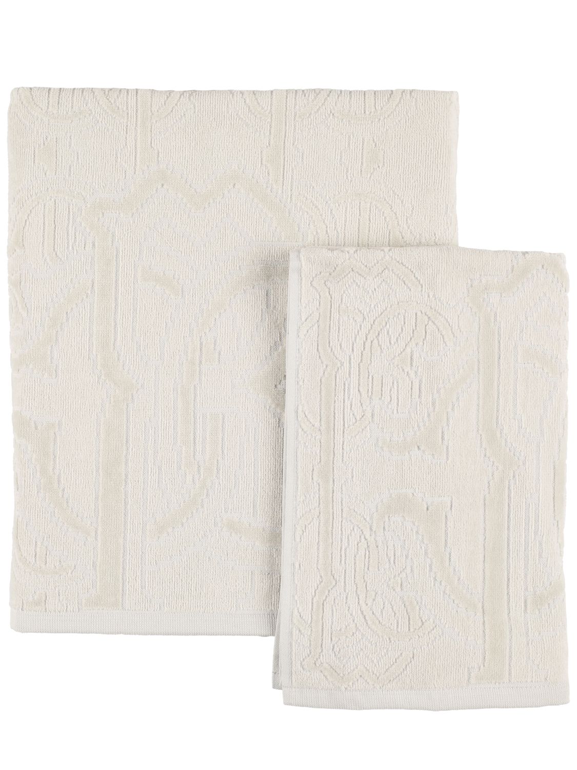 Set Of 2 Araldico Towels - ROBERTO CAVALLI - Modalova