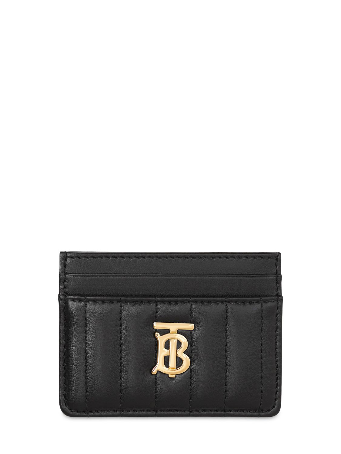 Lola Quilted Leather Card Holder - BURBERRY - Modalova