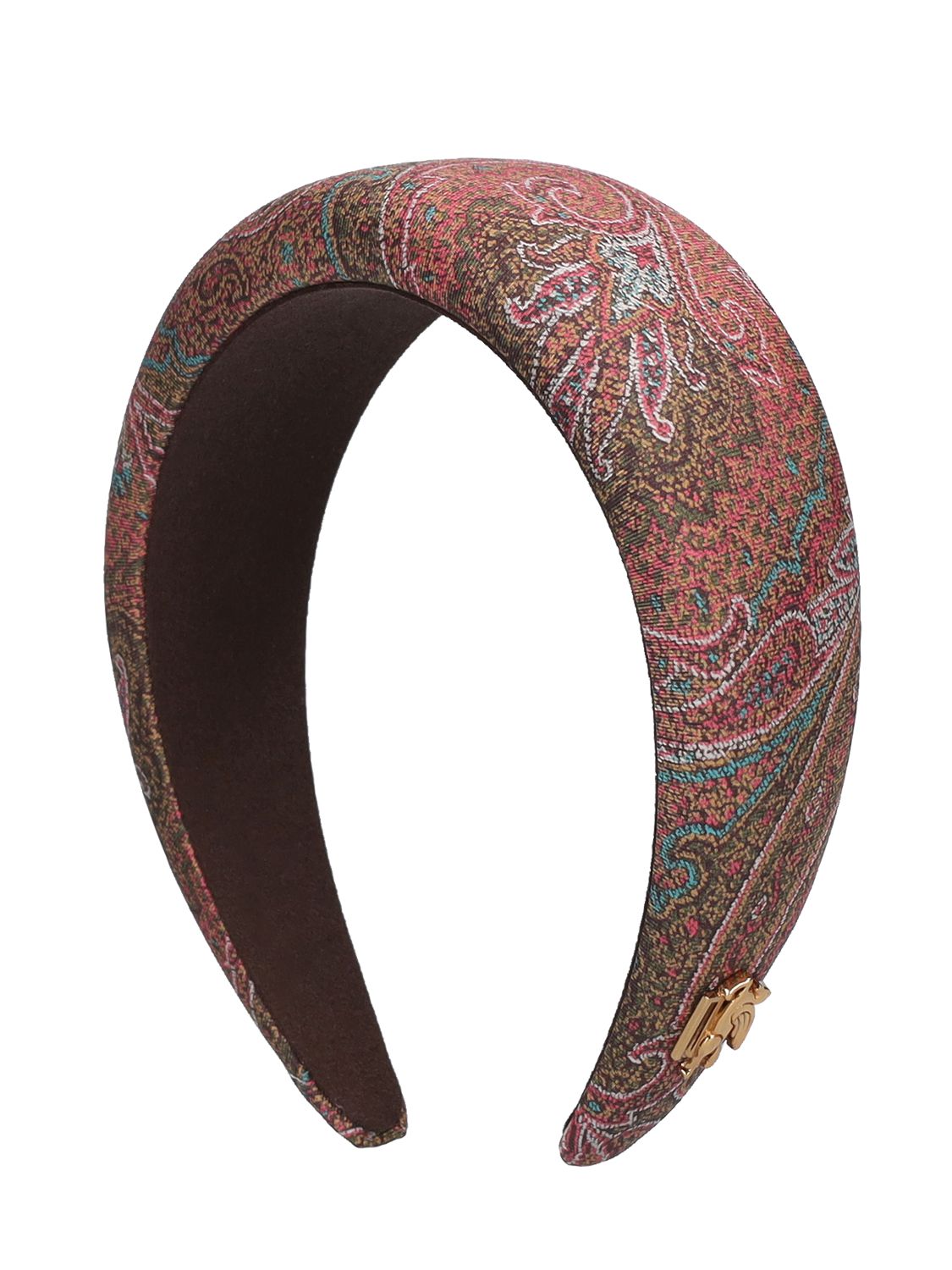 Paisley Silk Padded Headband - ETRO - Modalova