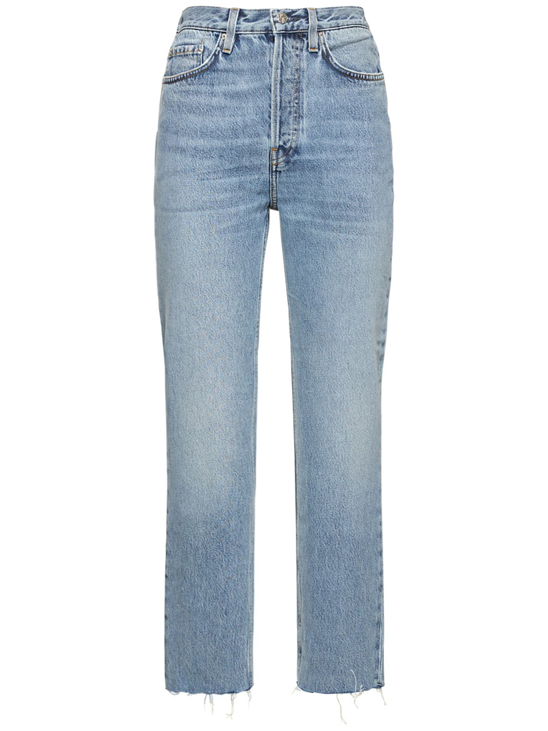 Organic Cotton Denim Classic Cut Jeans - TOTEME - Modalova