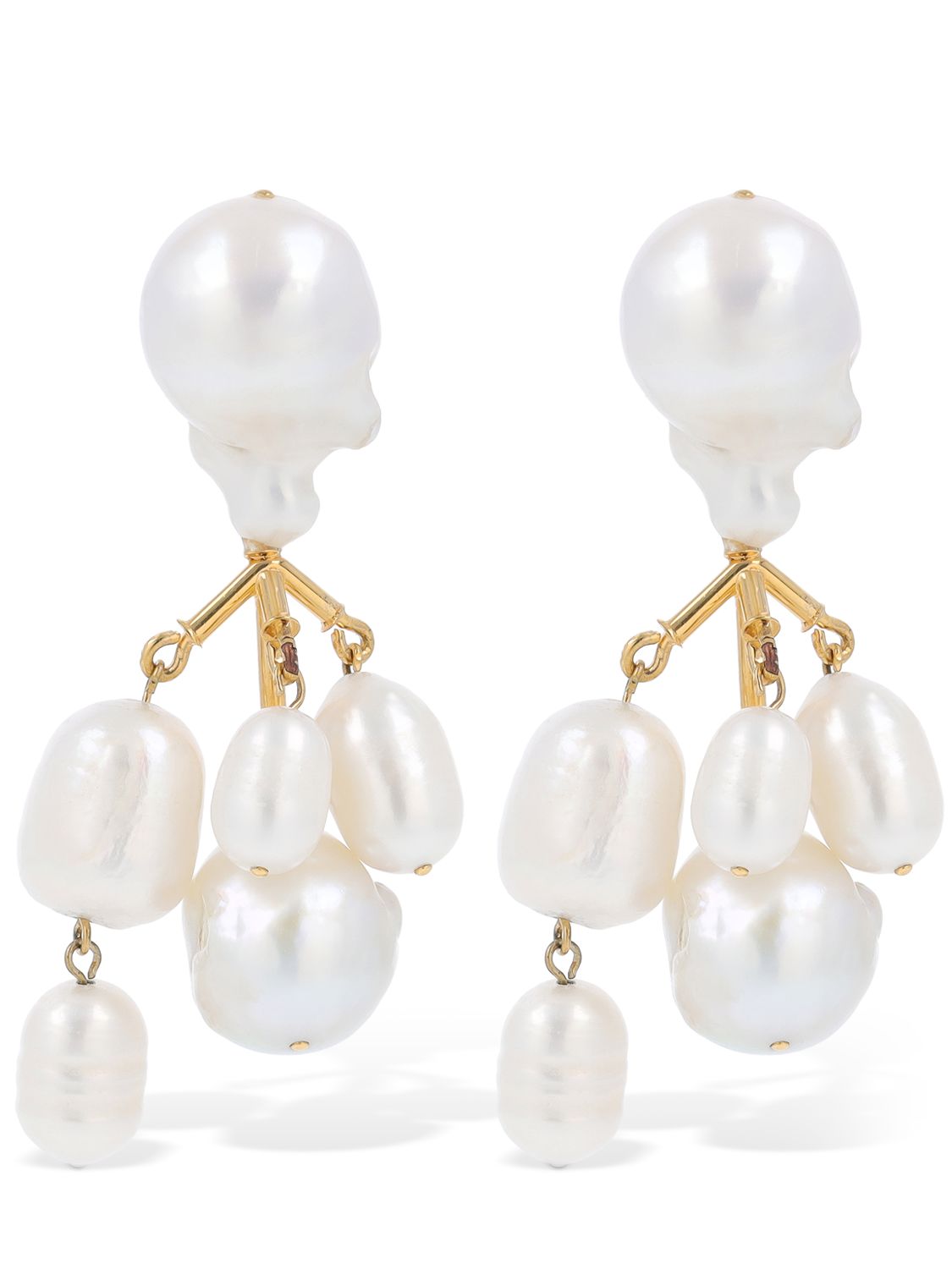 Orchid 1 Pearl Pendant Earrings - JIL SANDER - Modalova