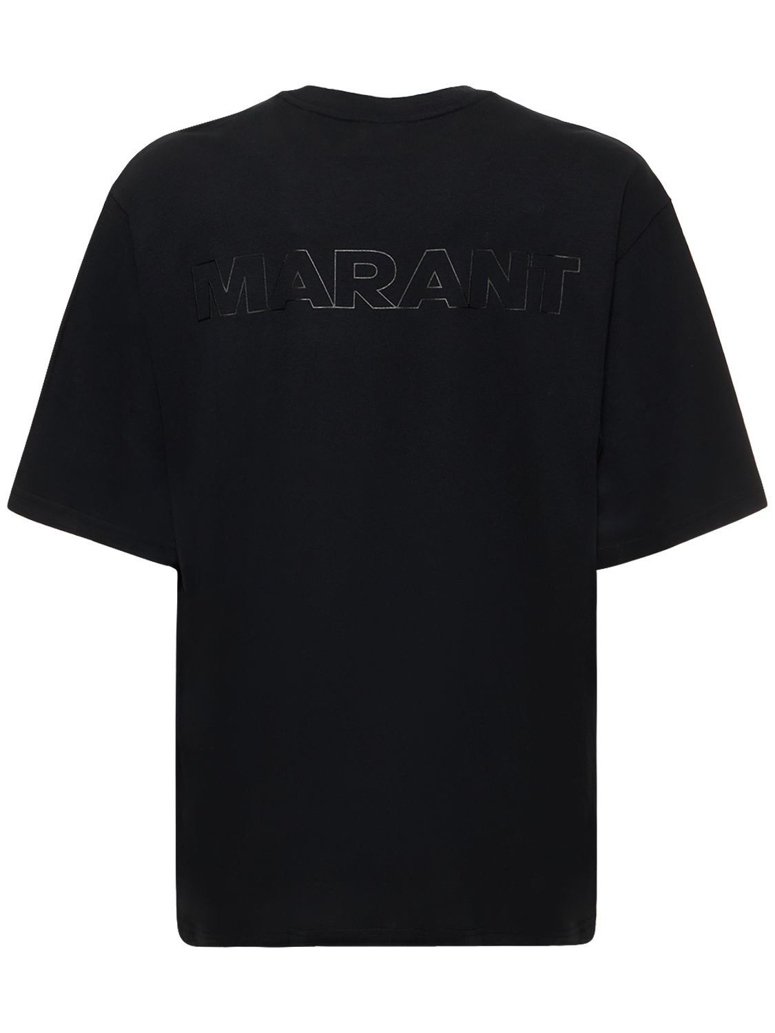 T-shirt In Jersey Di Cotone Con Logo - MARANT - Modalova