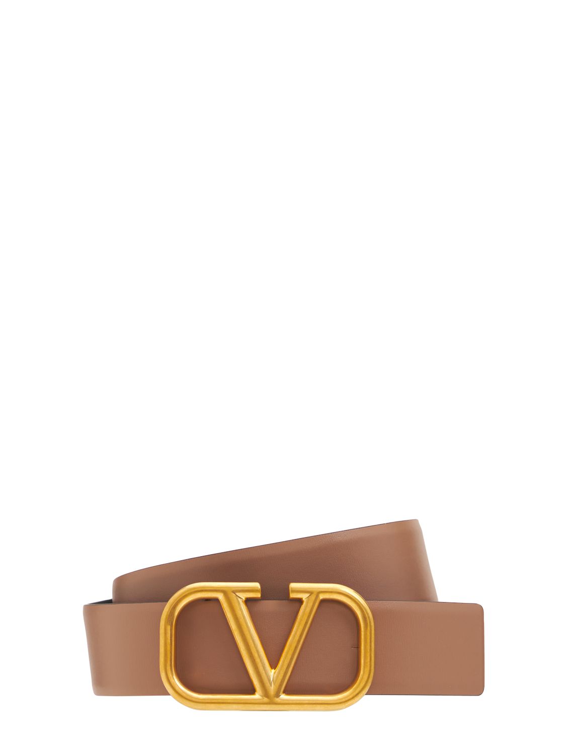 Cm V Logo Reversible Leather Belt - VALENTINO GARAVANI - Modalova